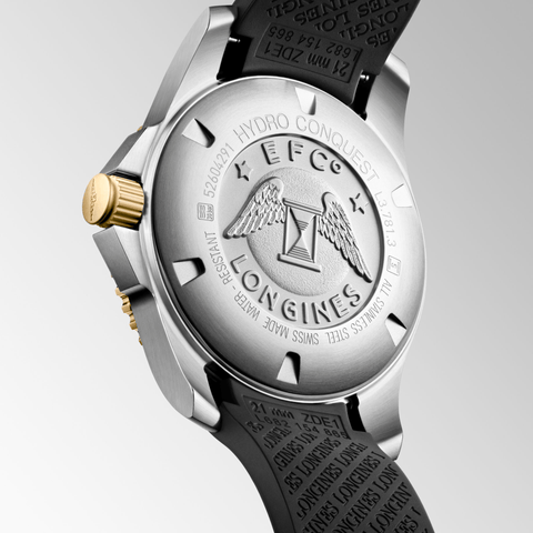 Longines HydroConquest 41mm Black-Gold Men's Watch L37813569