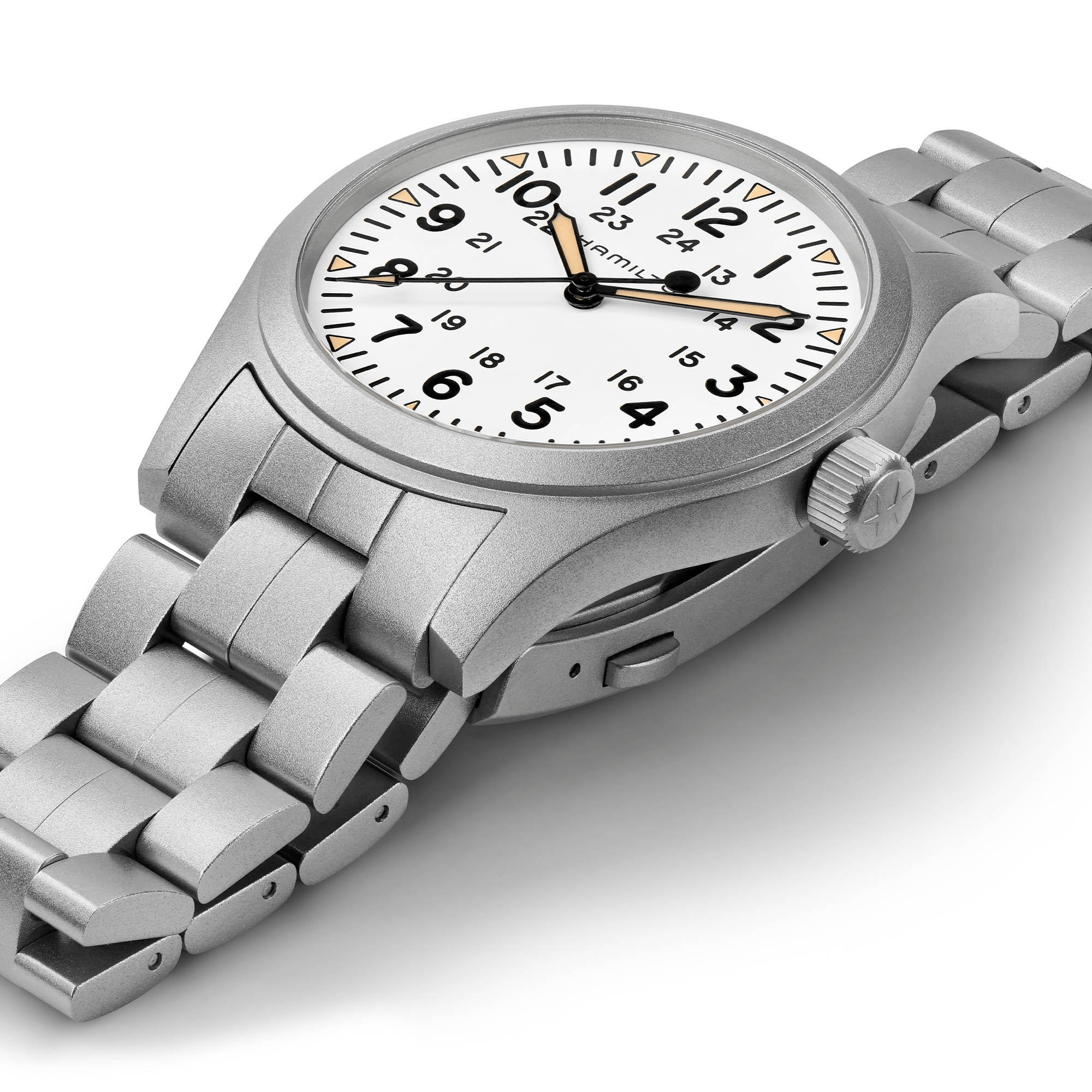 Hamilton Khaki Field Mechanical 42mm Steel Men's Watch H69529113