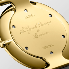 Longines La Grande Classique de Longines 36mm Yellow PVD Black Strap Unisex Watch L47552112