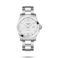 Longines Conquest 41mm Stainless Steel Sunray Silver Men's Watch L37594766