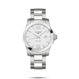 Longines Conquest 41mm Stainless Steel Sunray Silver Men's Watch L37594766