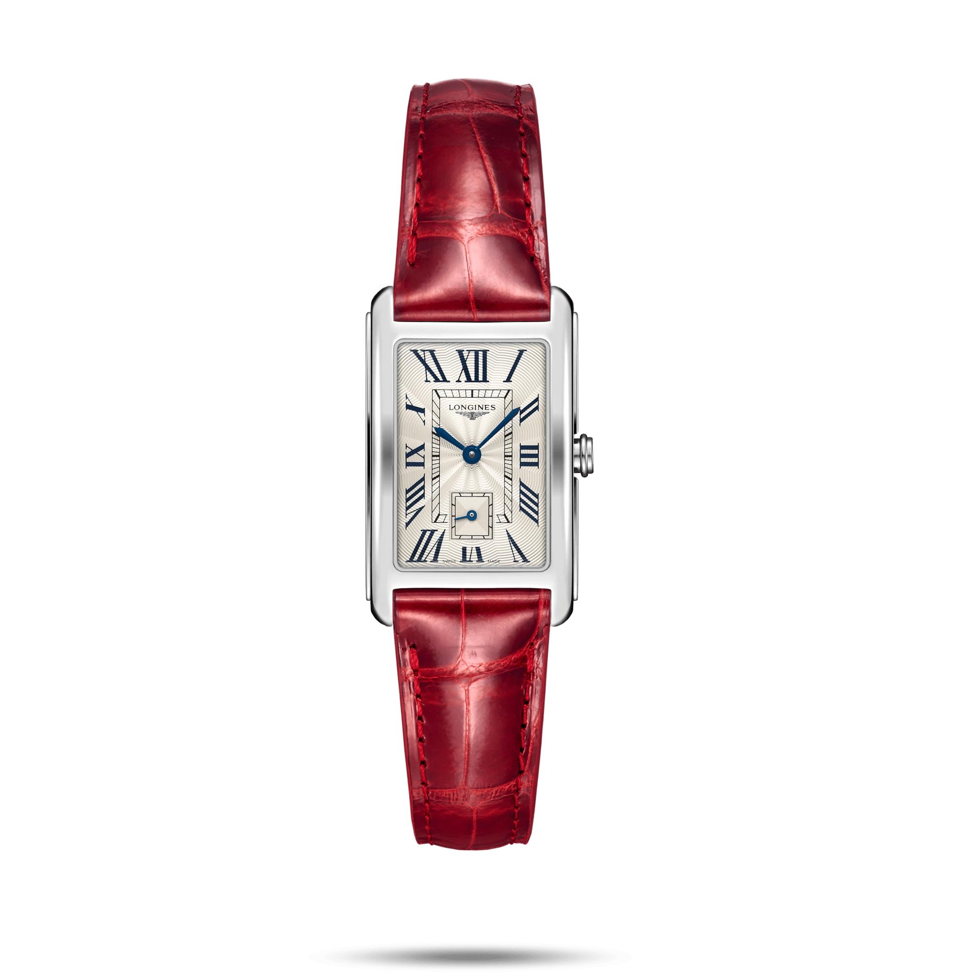 Longines DolceVita 23.3mm Rectangular Red Strap Women's Watch L55124715