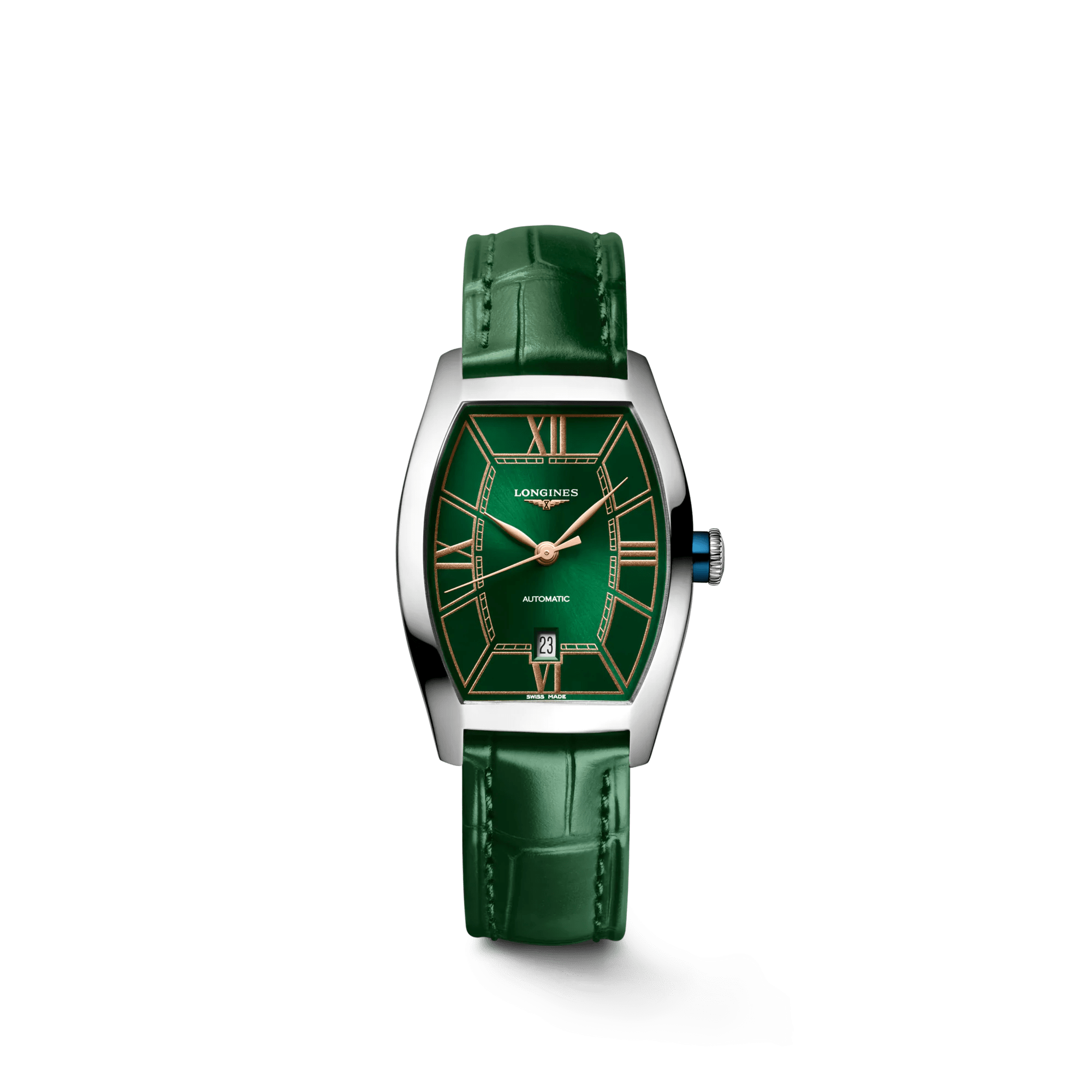 Longines Evidenza 26mm Tonneau Green Women's Watch L21424062