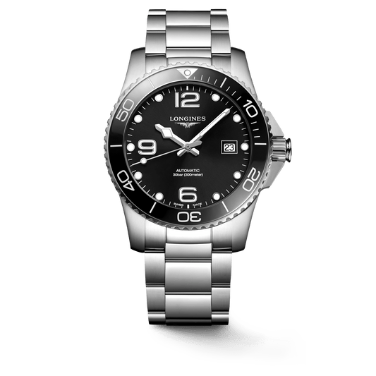 Longines HydroConquest 41mm Black Dial Stainless Steel Men's Watch L37814566