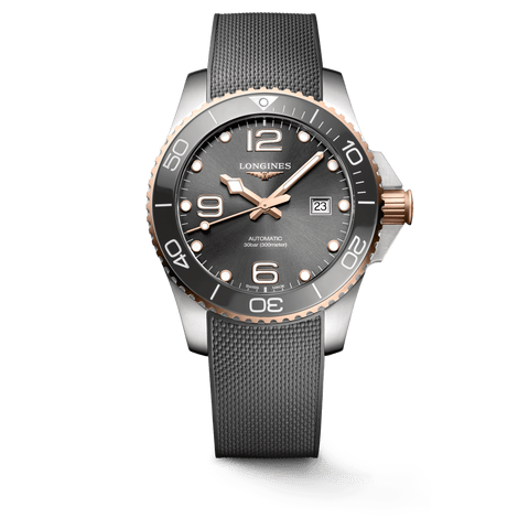 Longines HydroConquest 43mm Rose Gold-Grey Men's Watch L37823789