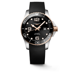 Longines HydroConquest 43mm Rose Gold-Black Men's Watch L37823589