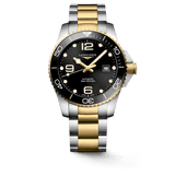 Longines HydroConquest 43mm Black-Gold Steel Men's Watch L37823567