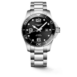 Longines HydroConquest 43mm Black Dial Stainless Steel Men's Watch L37824566