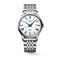 Longines Record 40mm Chronometer White Dial Steel Men's Watch L28214116