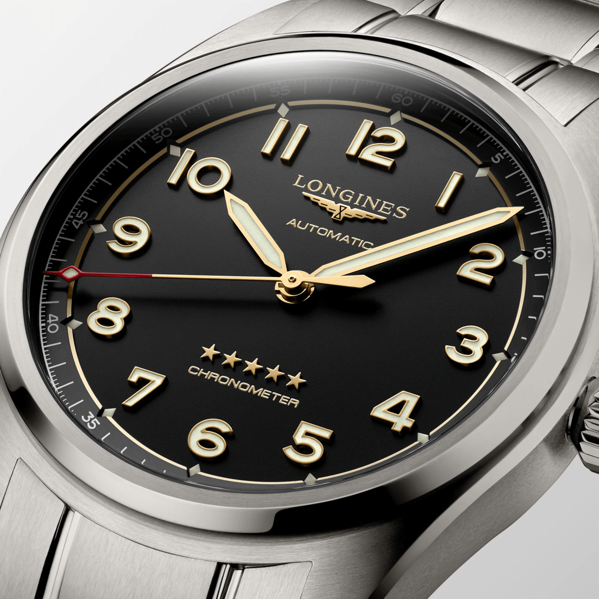 Longines Spirit 42mm Chronometer Titanium Men's Watch L38111536