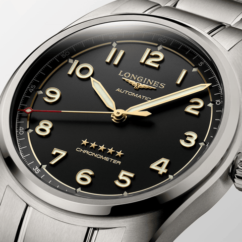 Longines Spirit 42mm Chronometer Titanium Men's Watch L38111536– Time ...