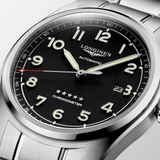 Longines Spirit 42mm Chronometer Black Dial Steel Men's Watch L38114536