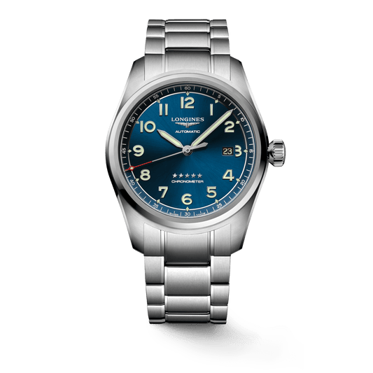 Longines Spirit 42mm Chronometer Sunray Blue Dial Men's Watch L38114936