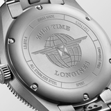 Longines Spirit Zulu Time Black Dial Stainless Steel GMT Men's Watch L38124536