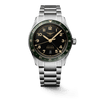 Longines Spirit Zulu Time 42mm Black Dial GMT Steel Men's Watch L38124636