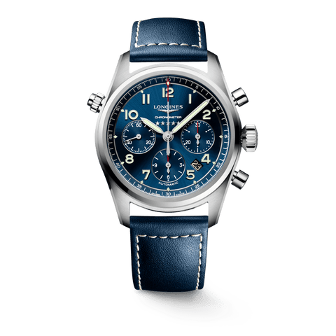 Longines Spirit 42mm Chronometer Blue Sunray Automatic Men's Watch L38204930