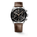 Longines Spirit Flyback 42mm Chronograph Brown Strap Men's Watch L38214532