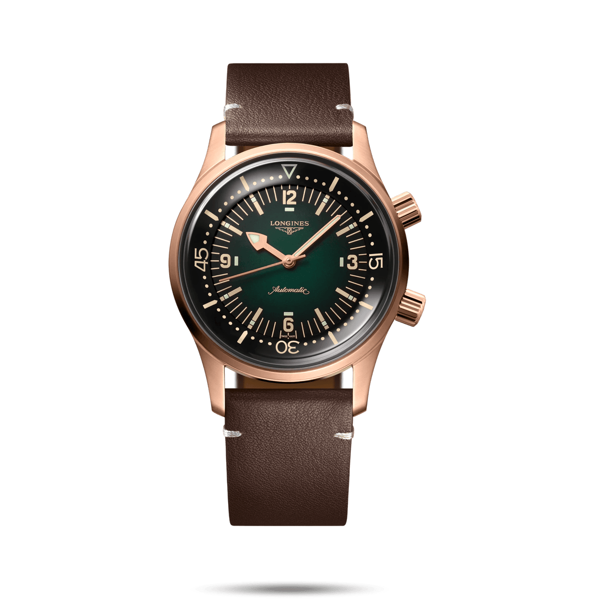 Longines Legend Diver Bronze 42mm Green Dial Men's Watch L37741502
