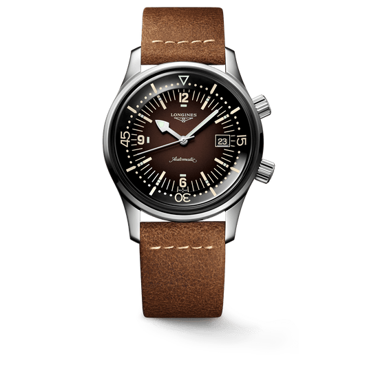 Longines Legend Diver 42mm Brown Dial Men's Watch L37744602