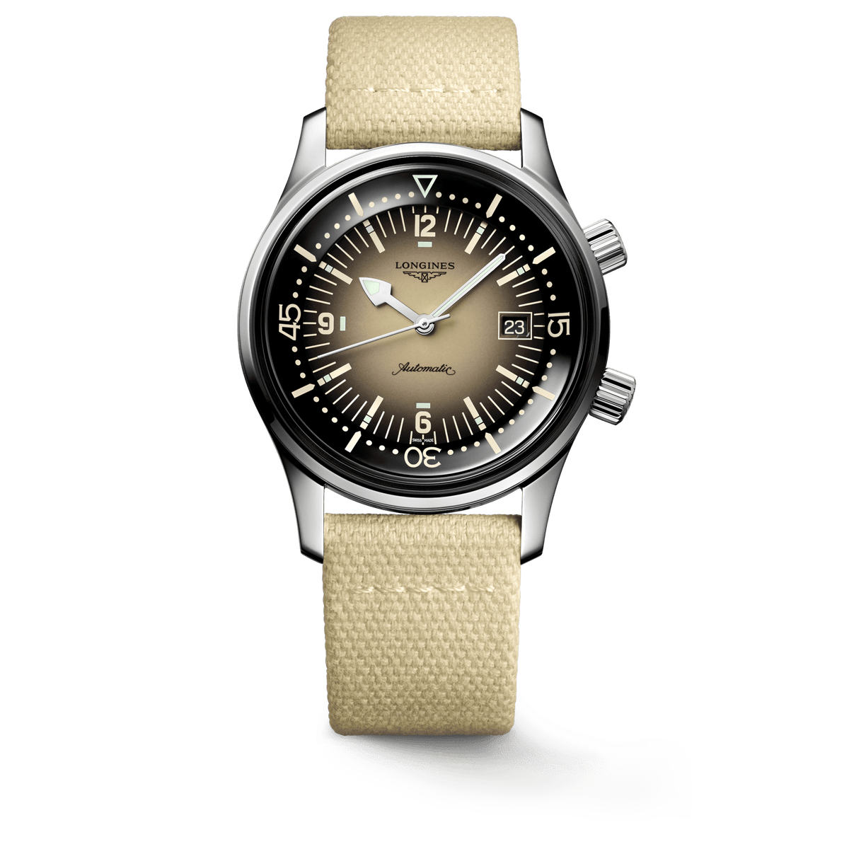 Longines Legend Diver 42mm Beige Dial Men's Watch L37744302
