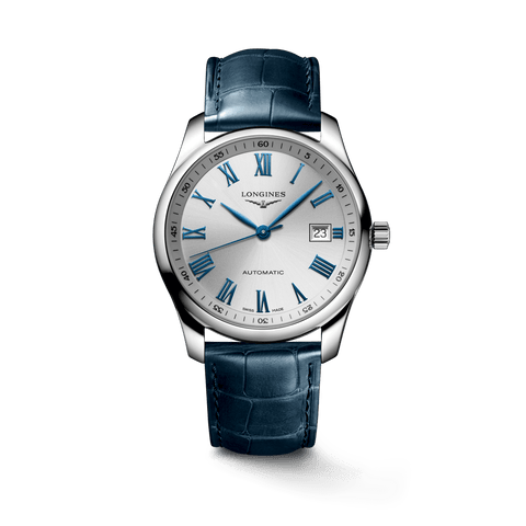 Longines Master Collection 40mm Blue Alligator Strap Men's Watch L27934792