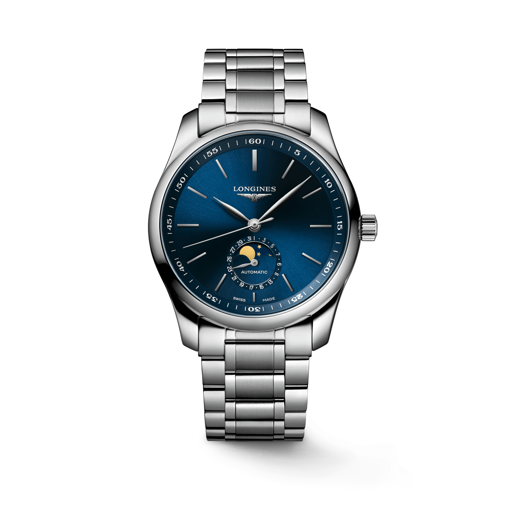 Longines Master Collection 40mm Moonphase Blue Dial Men's Watch L29094926
