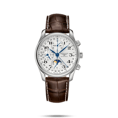 Longines Master Collection 40mm Automatic Chronograph Brown Strap Men's Watch L26734783