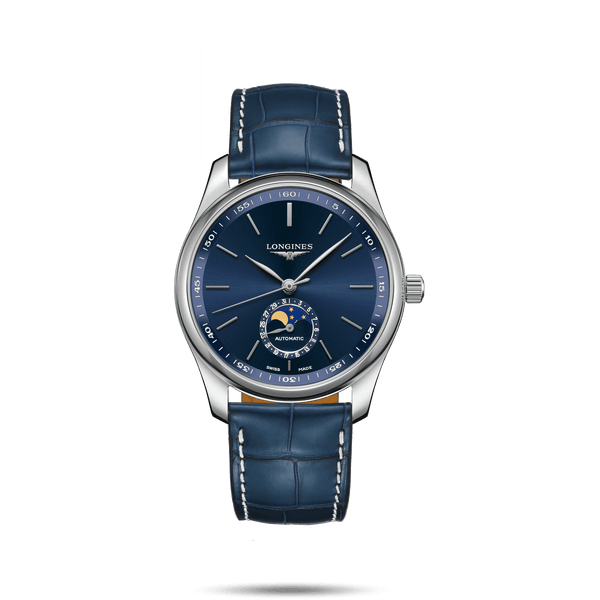 Longines Master Collection 40mm Blue Strap Men's Watch L29094920 – Time ...