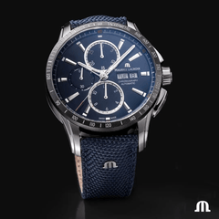 Maurice Lacroix PONTOS S Chronograph 43mm Dark Blue Dial Men's Watch PT6038-SSL2H-430-C