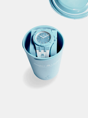 Maurice Lacroix AIKON #tide Baby Blue-White Diamonds Women's Watch AI2008-AAAA1-3A0-0