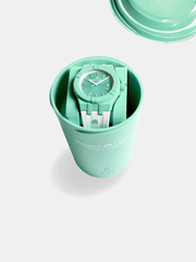 Maurice Lacroix AIKON #tide Mint Green-White Diamonds Women's Watch AI2008-CCCC1-3A0-0