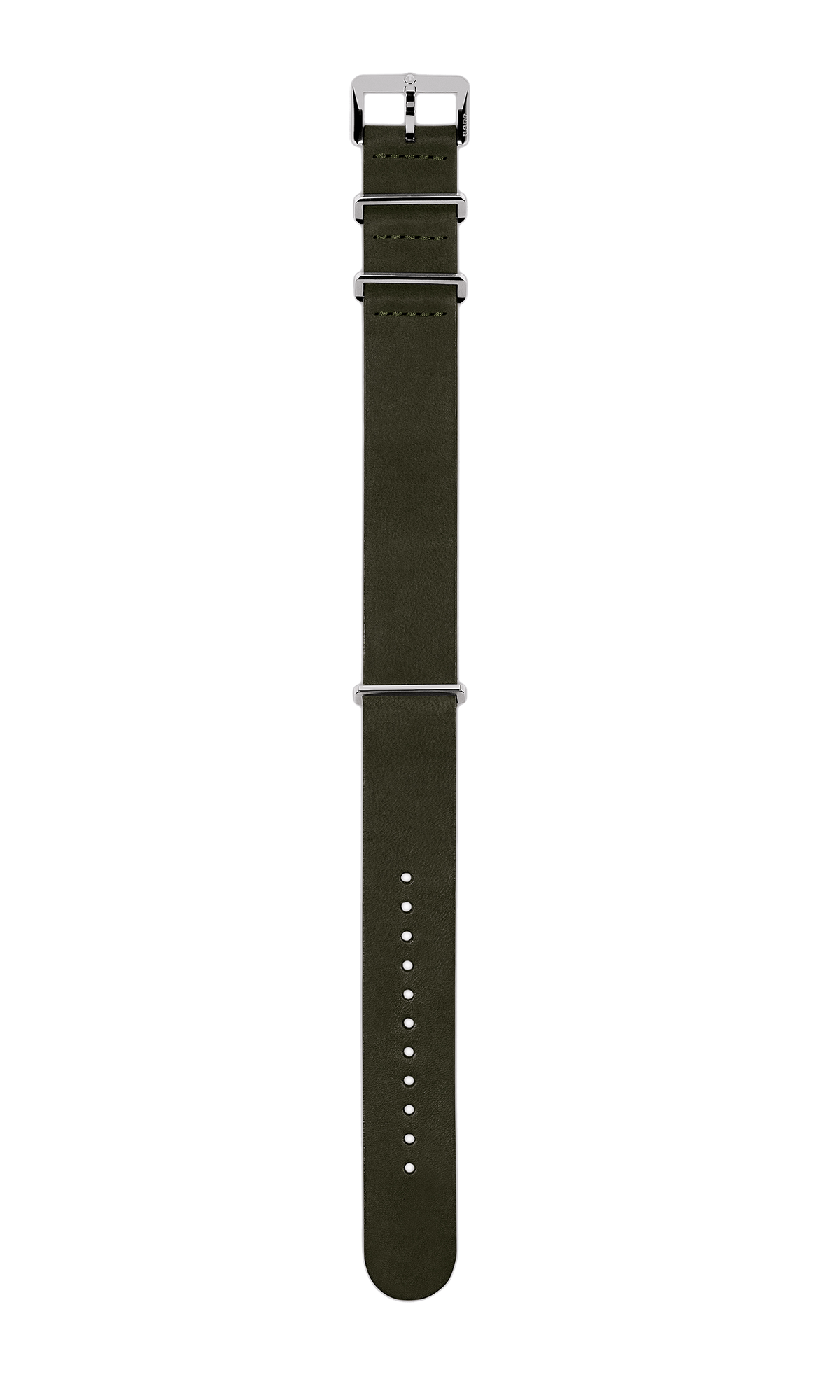 Rado Captain Cook NATO Dark Olive Green Leather Strap R070913301