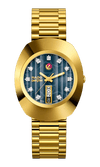 RADO The Original Automatic Blue Dial Gold PVD Stainless Steel Men's Watch R12413523