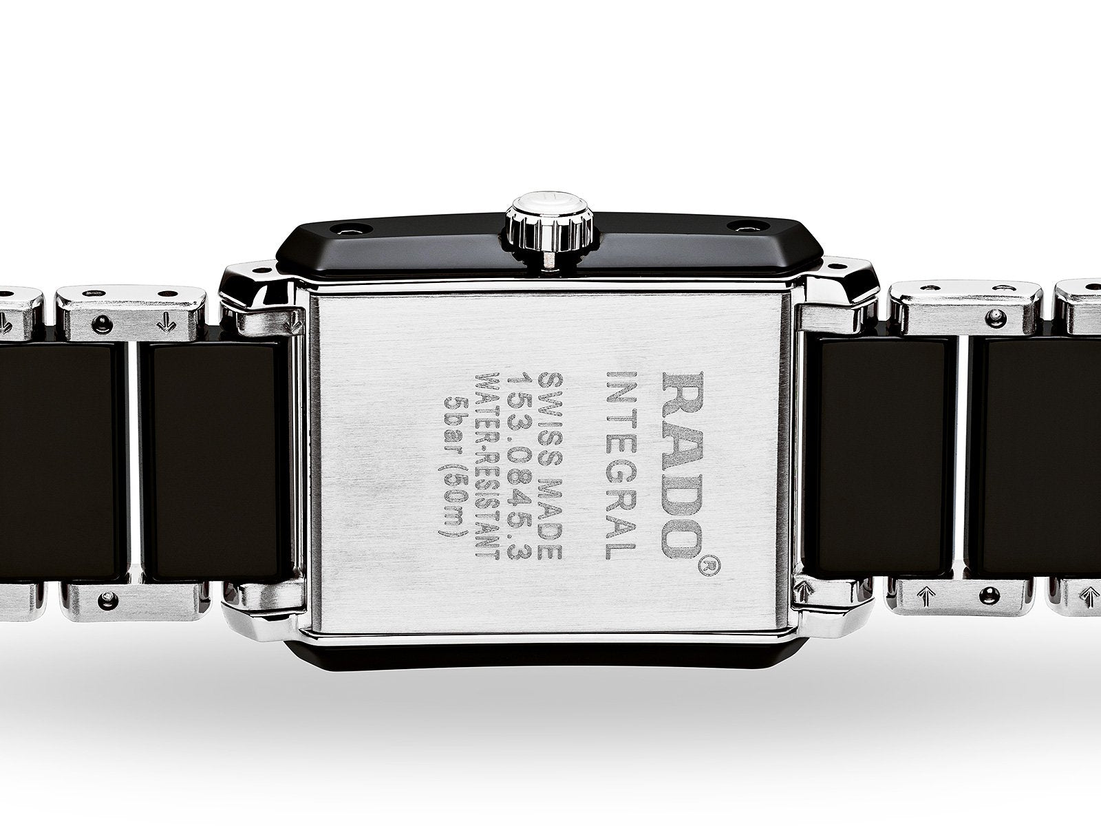 RADO Integral Diamonds 22.7mm Ceramic-Stainless Steel Black Women's Watch R20613712