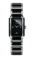 RADO Integral Diamonds 22.7mm Ceramic-Stainless Steel Black Women's Watch R20613712