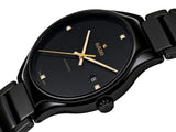 RADO True Automatic Diamonds 40mm Black Ceramic Men's Watch R27056712