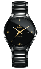 RADO True Automatic Diamonds 40mm Black Ceramic Men's Watch R27056712
