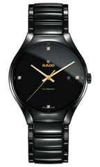 RADO True Automatic Diamonds 40mm Black Ceramic Men's Watch R27056712