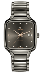 RADO True Square Automatic Diamonds Gunmetal Ceramic Men's Watch R27077702