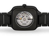 RADO True Square Automatic Open Heart Black Ceramic Men's Watch R27086162