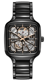RADO True Square Automatic Open Heart Black Ceramic Men's Watch R27086162
