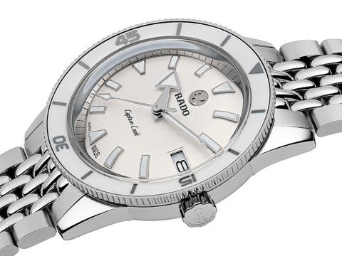 RADO Captain Cook Automatic 37mm Silver Dial Stainless Steel Unisex Watch R32500013