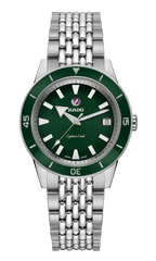 RADO Captain Cook Automatic 37mm Green Dial Stainless Steel Unisex Watch R32500323