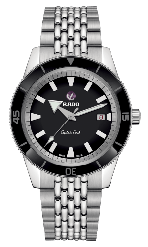 RADO Captain Cook Automatic 42mm Black Dial Stainless Steel Men's Watch R32505153