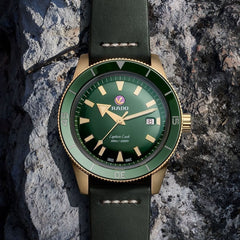 RADO Captain Cook Automatic Bronze 42mm Green Dial Men's Watch R32504315