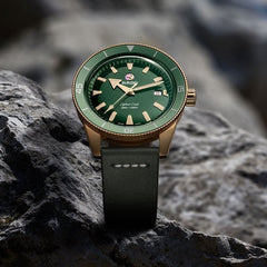 RADO Captain Cook Automatic Bronze 42mm Green Dial Men's Watch R32504315