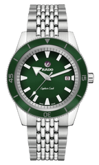 RADO Captain Cook Automatic 42mm Green Dial Travel Set Men's Watch R32505318