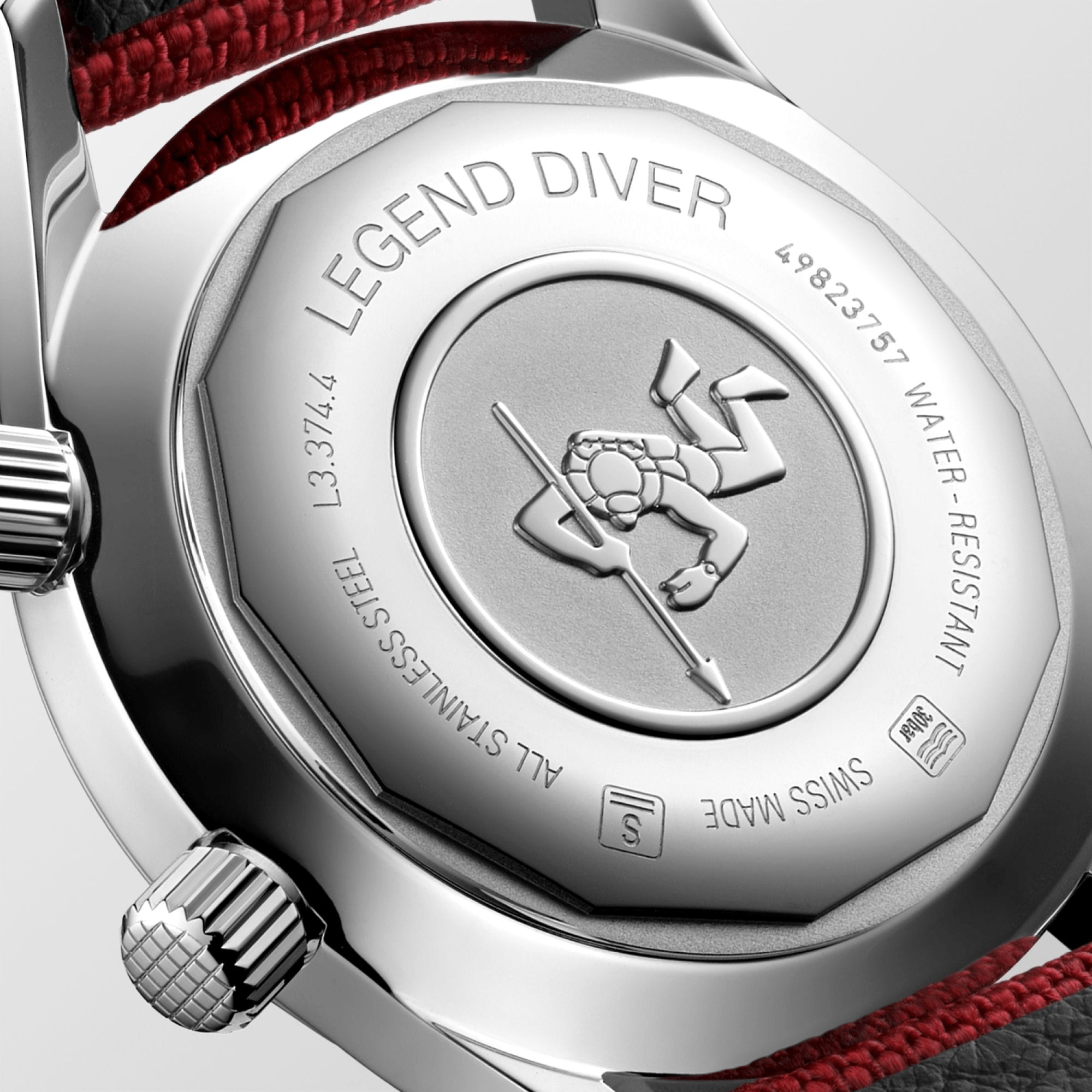 Longines Legend Diver 36mm Red Automatic Unisex Watch L33744402