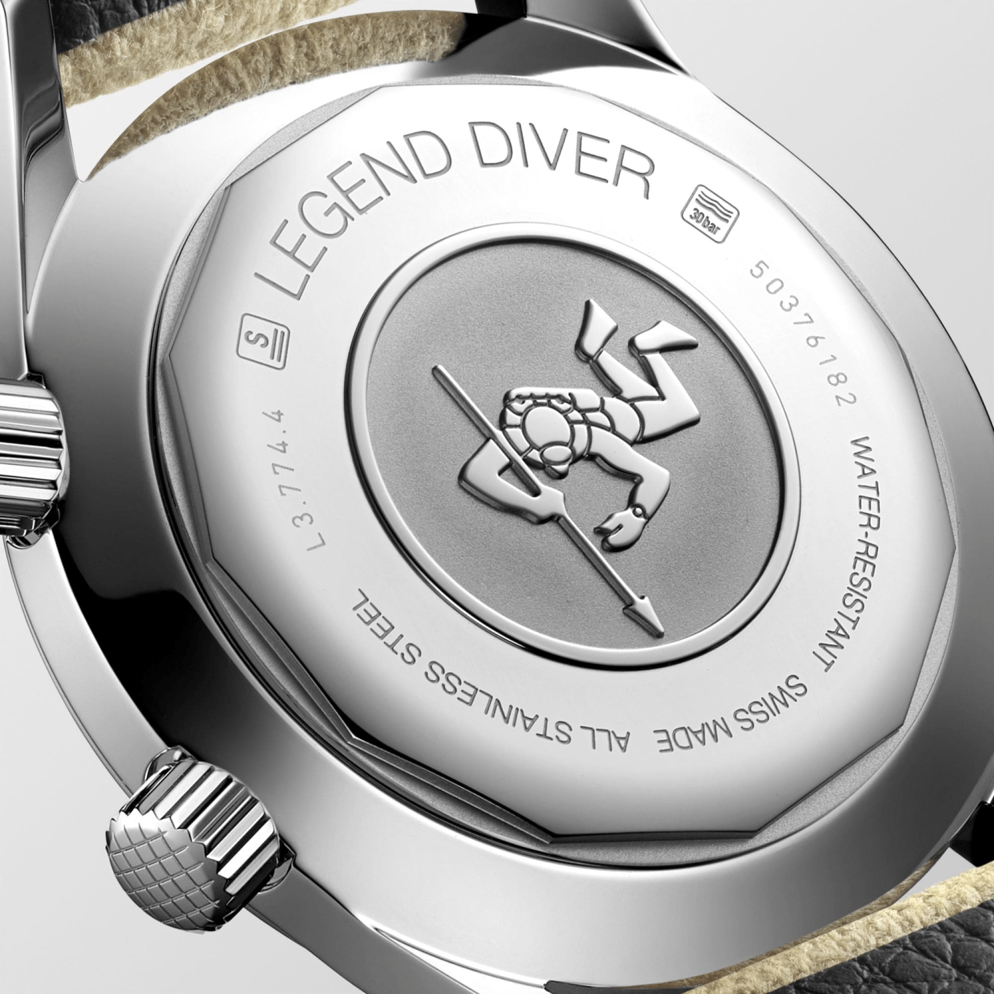 Longines Legend Diver 42mm Beige Dial Men's Watch L37744302