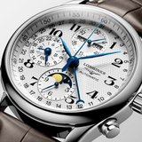 Longines Master Collection 40mm Automatic Chronograph Brown Strap Men's Watch L26734783